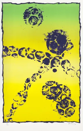 Литография Alechinsky - Copa del mundo de futbol 