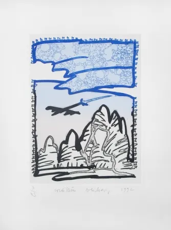 Гравюра Alechinsky - Cordillière