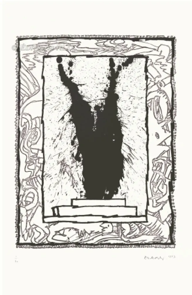 Офорт И Аквитанта Alechinsky - Coup double