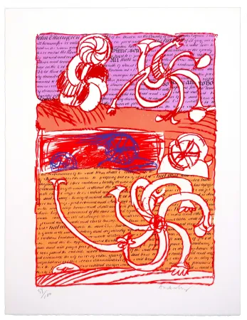 Литография Alechinsky - Cursive