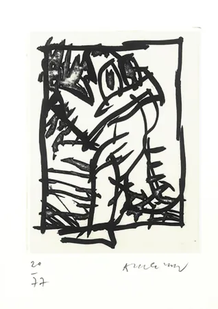 Иллюстрированная Книга Alechinsky - De singes et de mouches