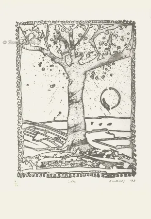 Офорт Alechinsky - Delta