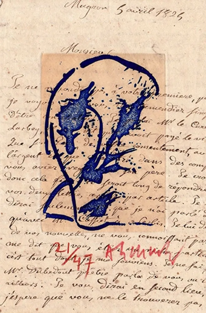 Гравюра Alechinsky - Des deux mains