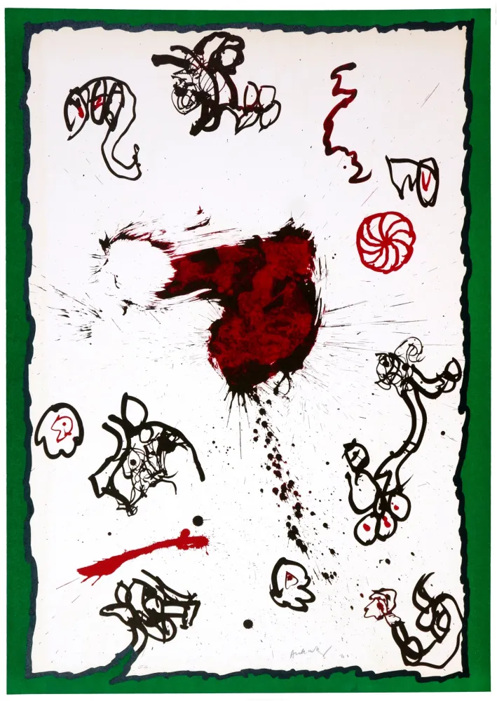 Литография Alechinsky - Deuxième