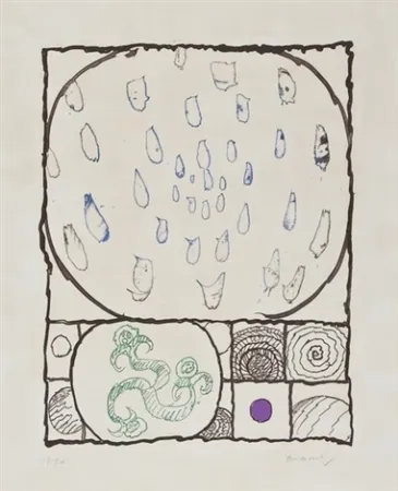 Офорт Alechinsky - Dévidoir