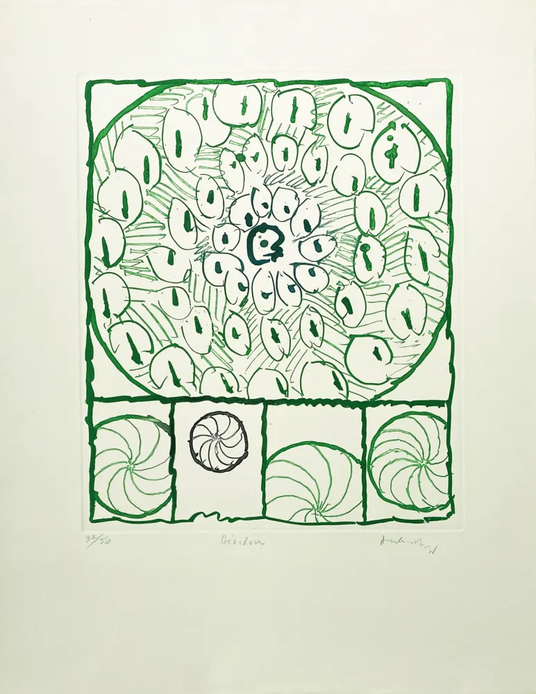 Гравюра Alechinsky - Dévidoirs