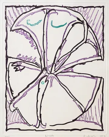 Офорт Alechinsky - Dévidoirs