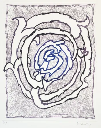 Офорт Alechinsky - Dévidoirs, Planche VII