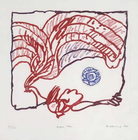 Гравюра Alechinsky - Disque bleu