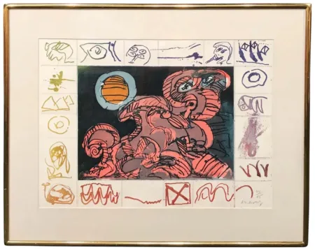 Офорт Alechinsky - Droit de regard