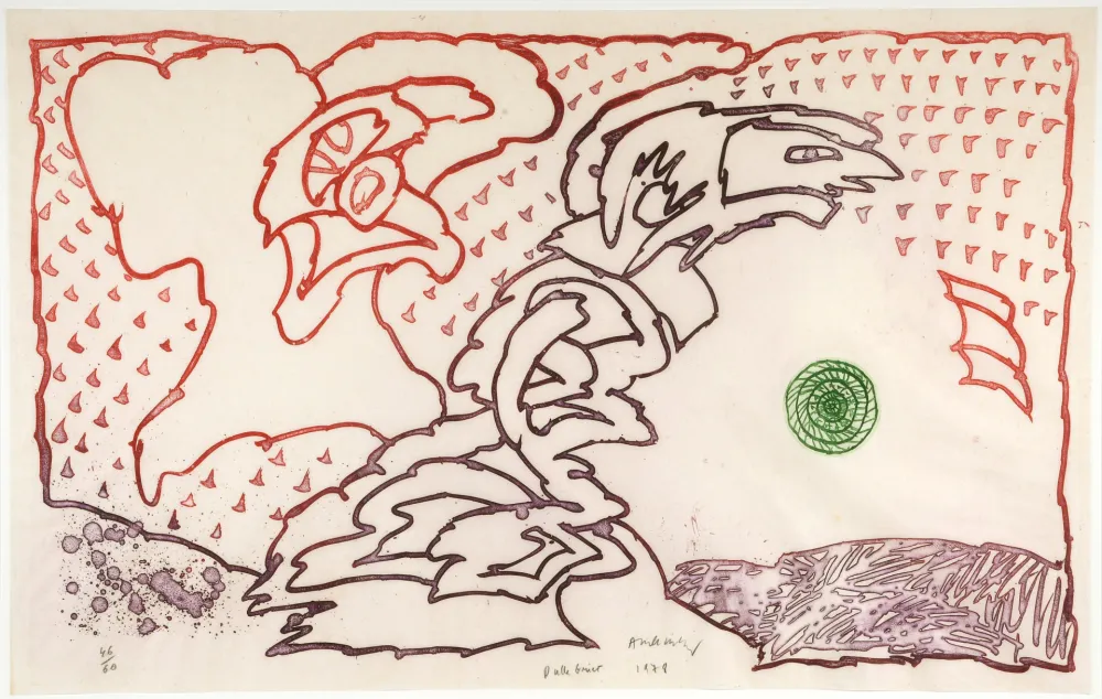 Гравюра Alechinsky - Dulle Griet