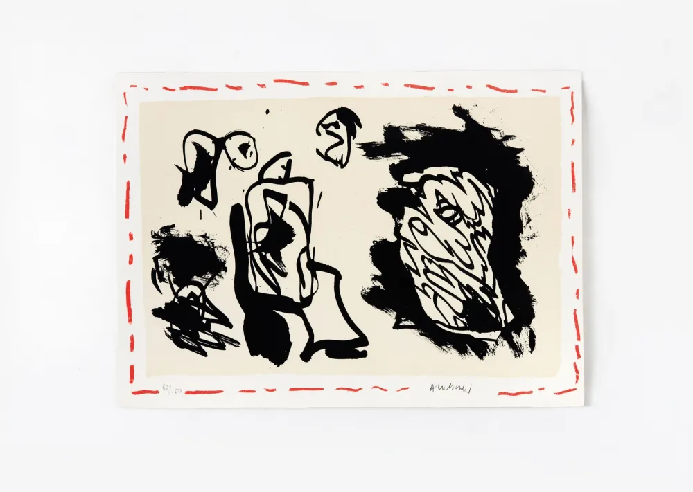 Литография Alechinsky - D'une venue