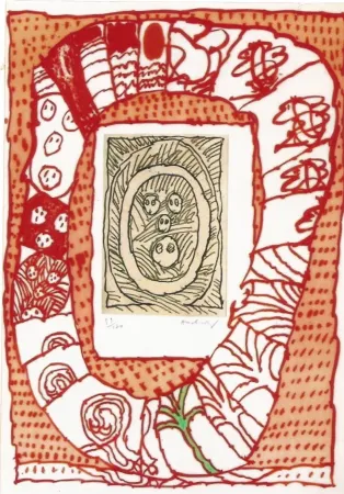 Гравюра Alechinsky - Dusseldorf