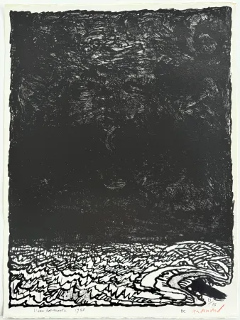 Литография Alechinsky - Eau dormante