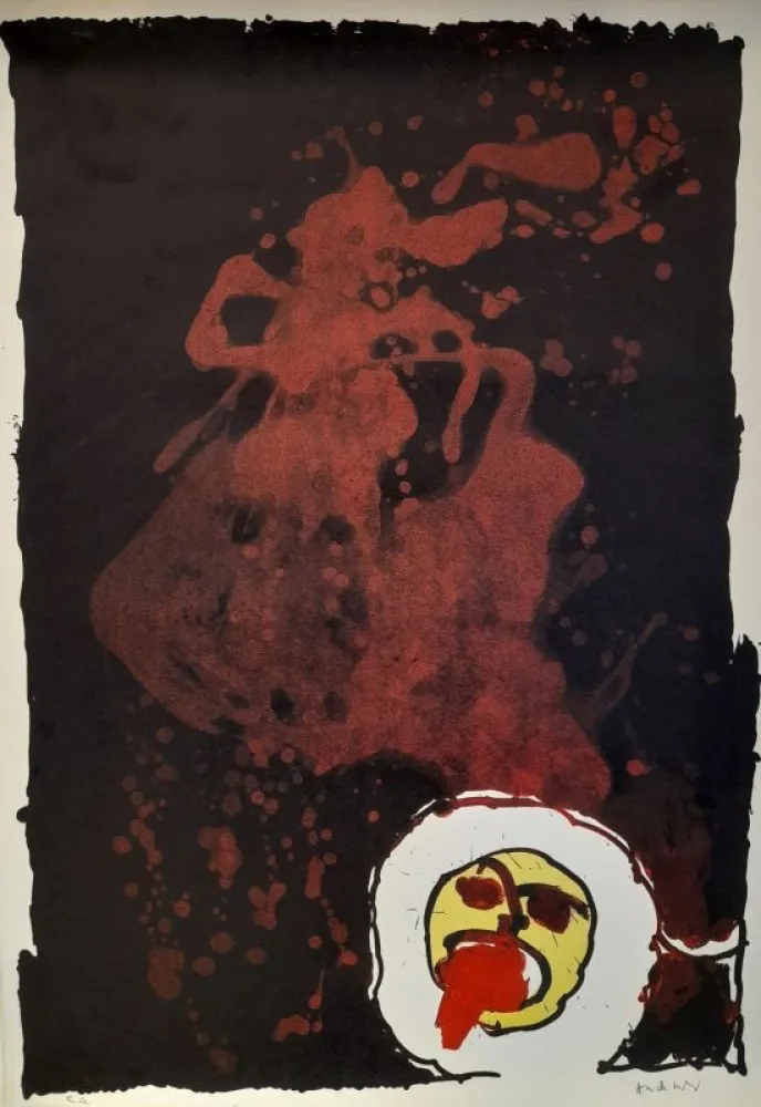 Литография Alechinsky - Edgar 