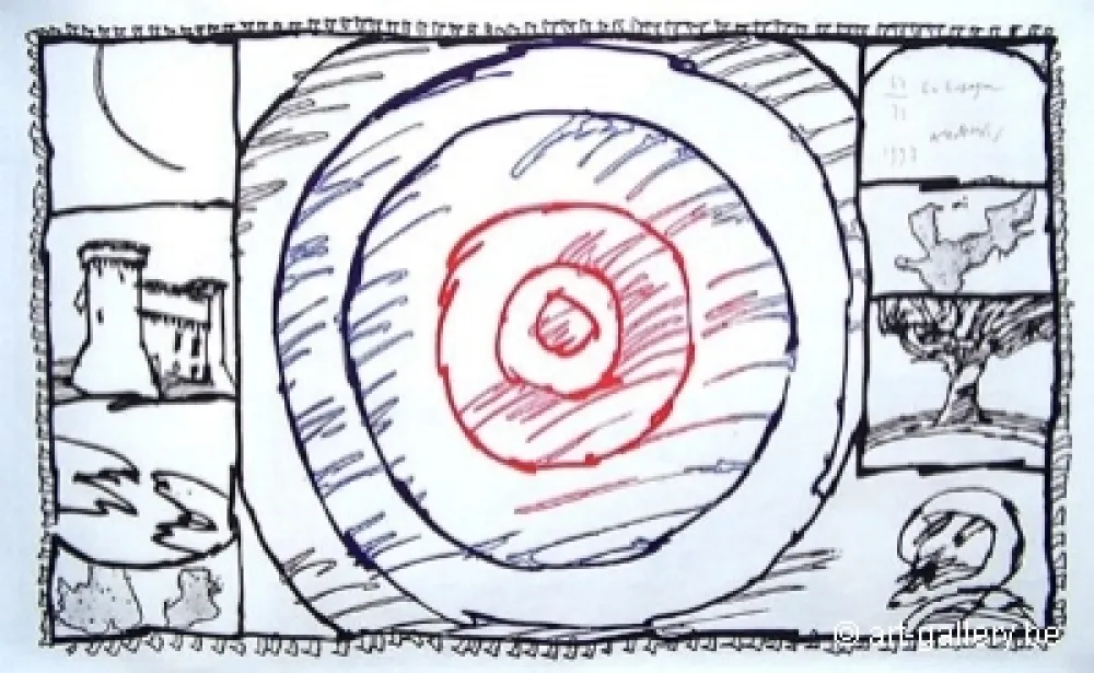 Гравюра Alechinsky - En espagne