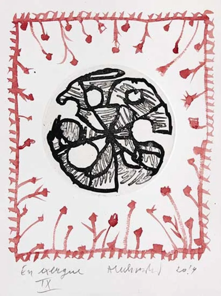 Гравюра Alechinsky - En exergue