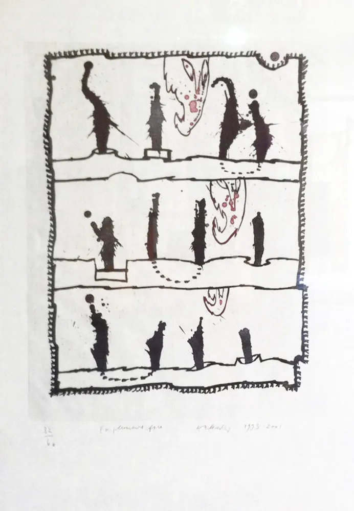 Гравюра Alechinsky - En plusieurs fois 