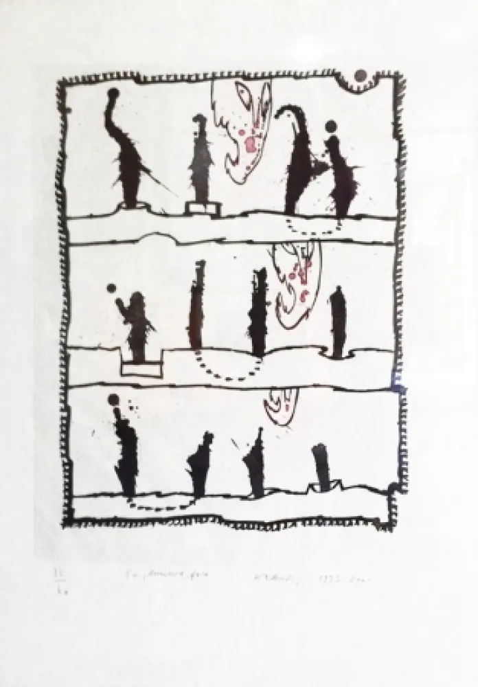 Гравюра Alechinsky - En plusieurs fois