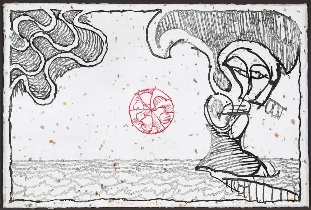 Офорт И Аквитанта Alechinsky - Estacade