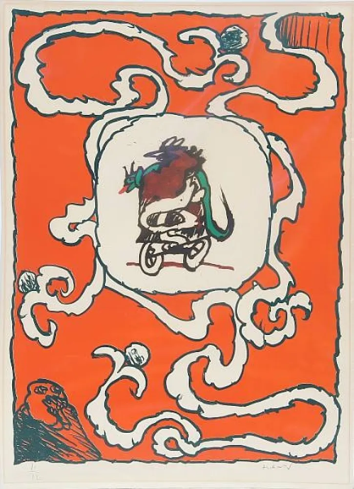 Литография Alechinsky - Estampe de l'affiche