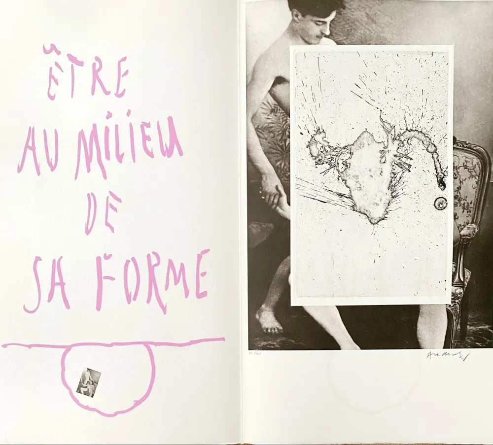 Офорт Alechinsky - Être au milieu de sa forme