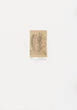 Литография Alechinsky - Expériences sans l'expérience 05