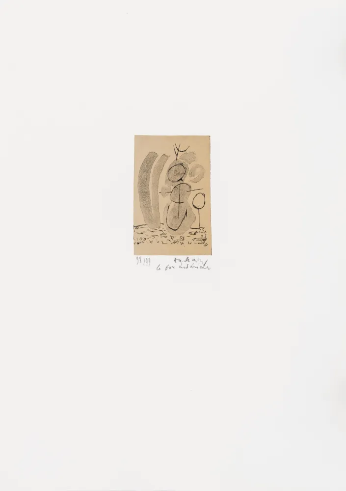 Литография Alechinsky - Expériences sans l'expérience 05