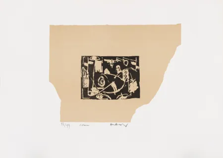 Литография Alechinsky - Expériences sans l'expérience 08