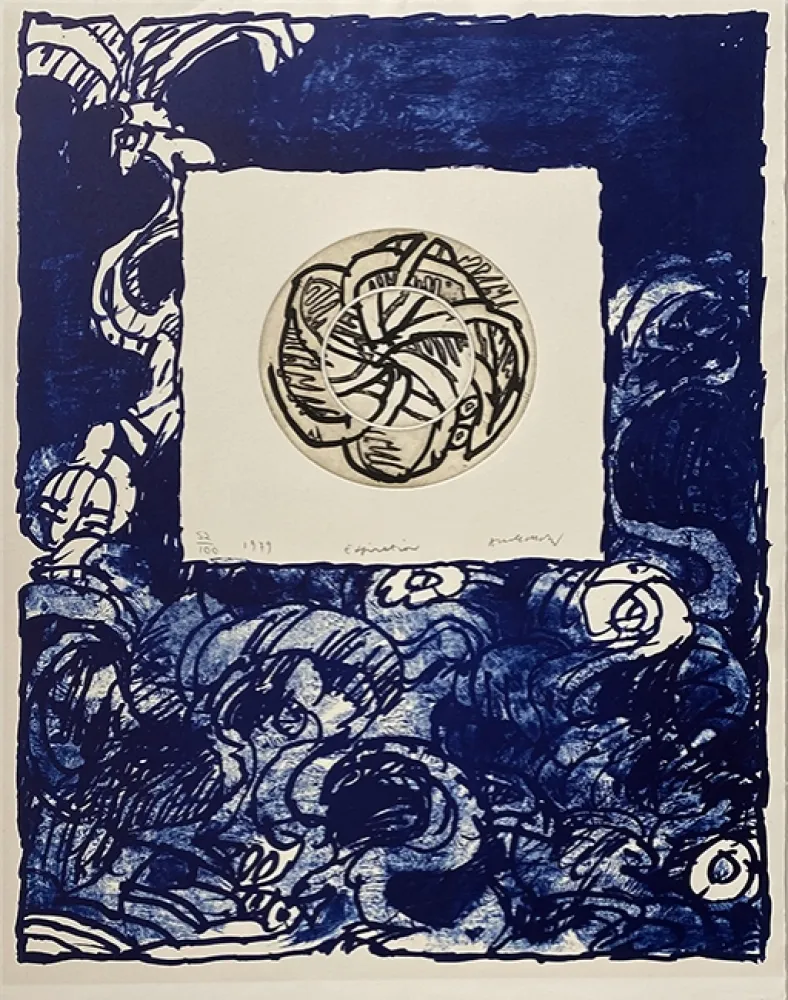 Гравюра Alechinsky - Expiration