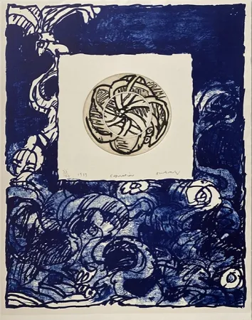 Гравюра Alechinsky - Expiration