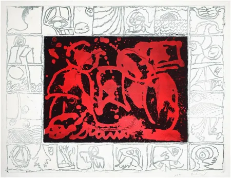 Офорт Alechinsky - Facteur rhésus