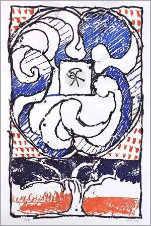 Литография Alechinsky - Fenêtre