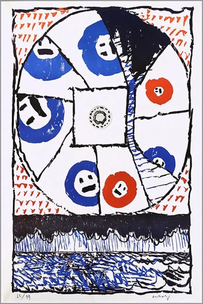 Литография Alechinsky - Fenêtre