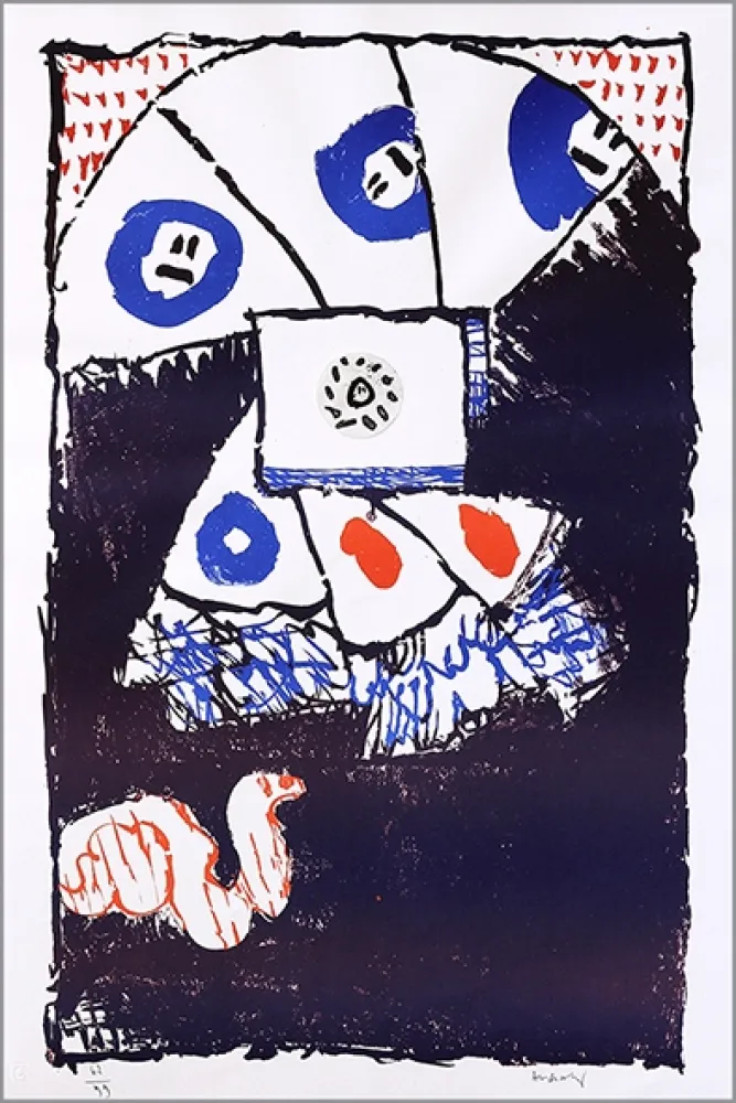 Литография Alechinsky - Fenêtre