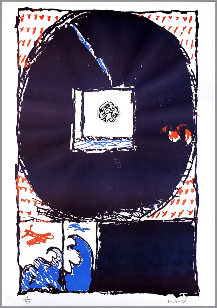 Литография Alechinsky - Fenêtre