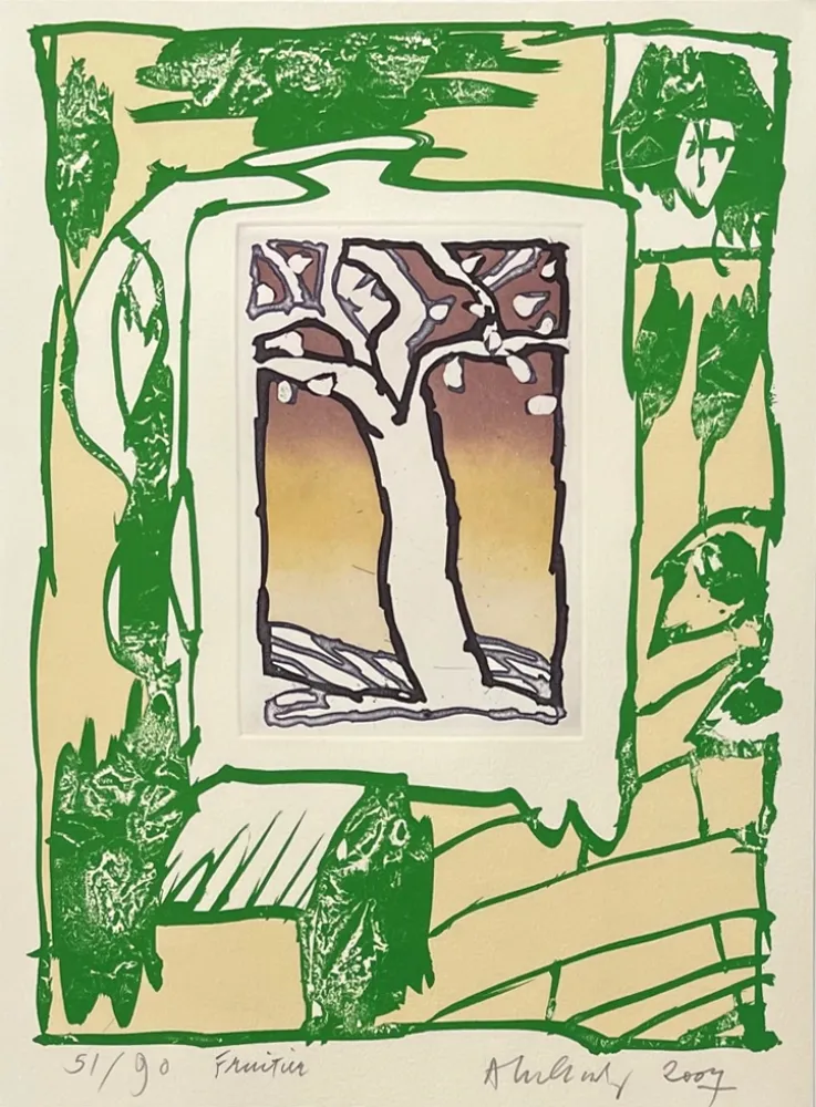 Гравюра Alechinsky - Fruitier