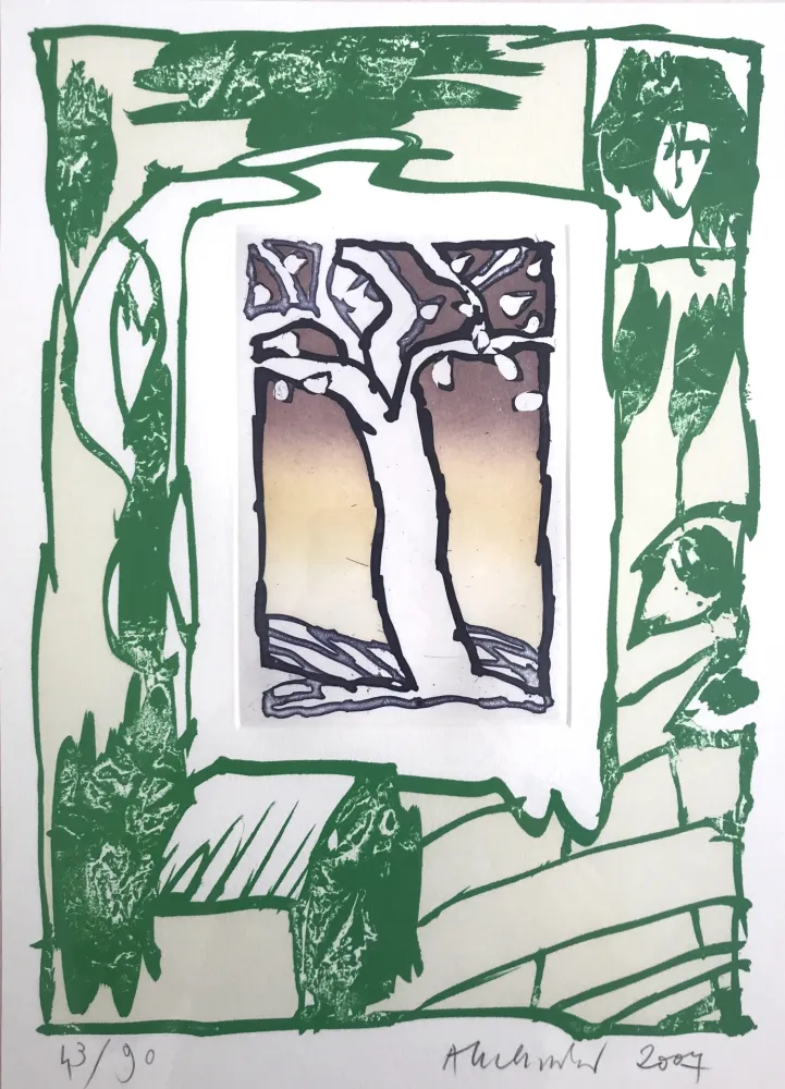 Гравюра Alechinsky - Fruitier