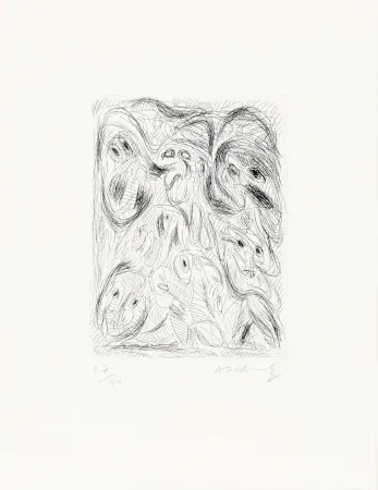 Офорт Alechinsky - Fumées