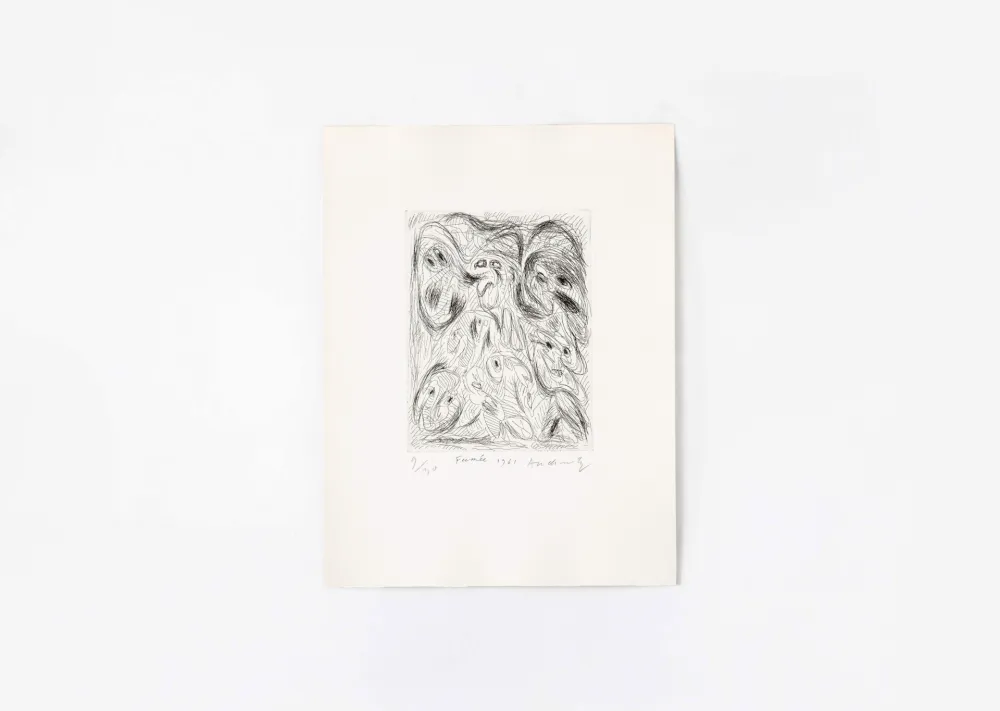 Гравюра Alechinsky - Fumées