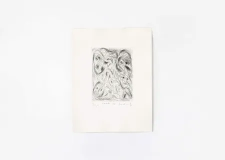 Гравюра Alechinsky - Fumées