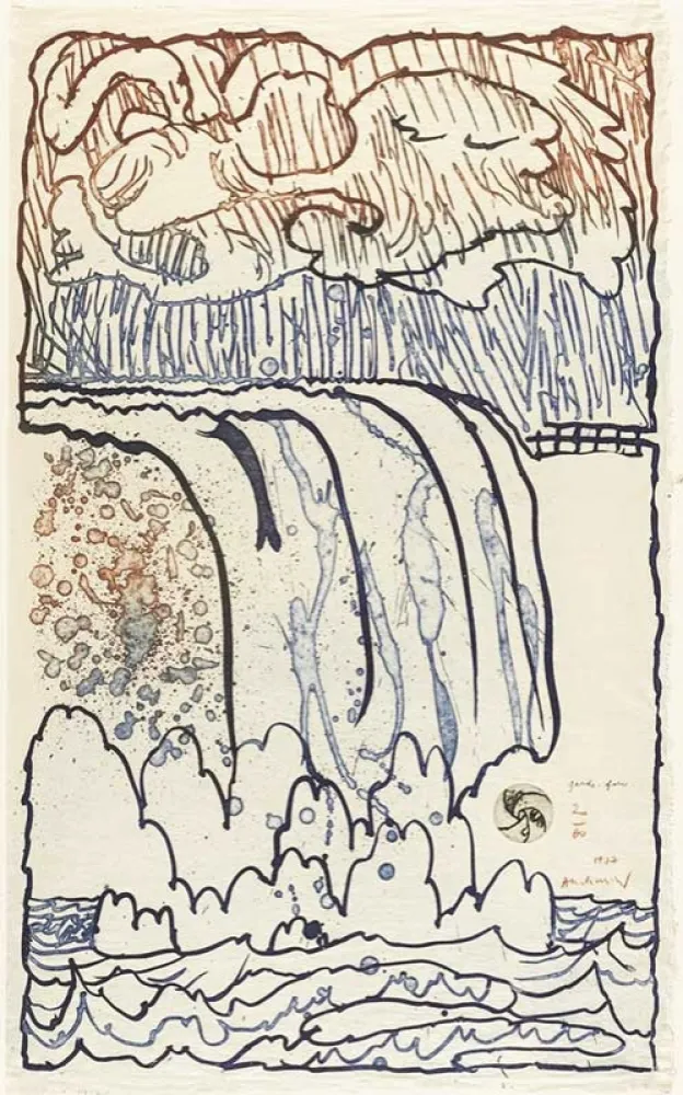 Гравюра Alechinsky - Garde Fou