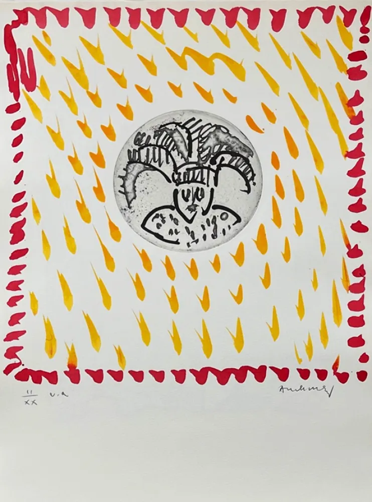 Гравюра Alechinsky - Gille de Binche