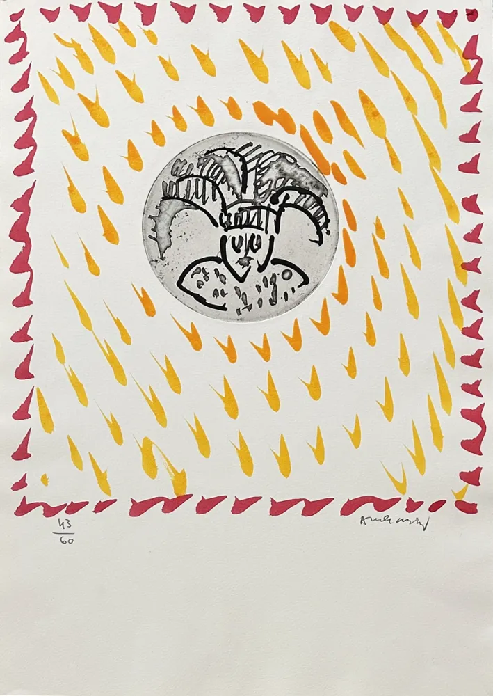 Гравюра Alechinsky - Gille de Binche