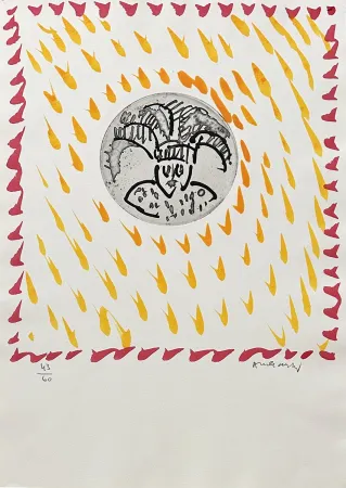 Гравюра Alechinsky - Gille de Binche