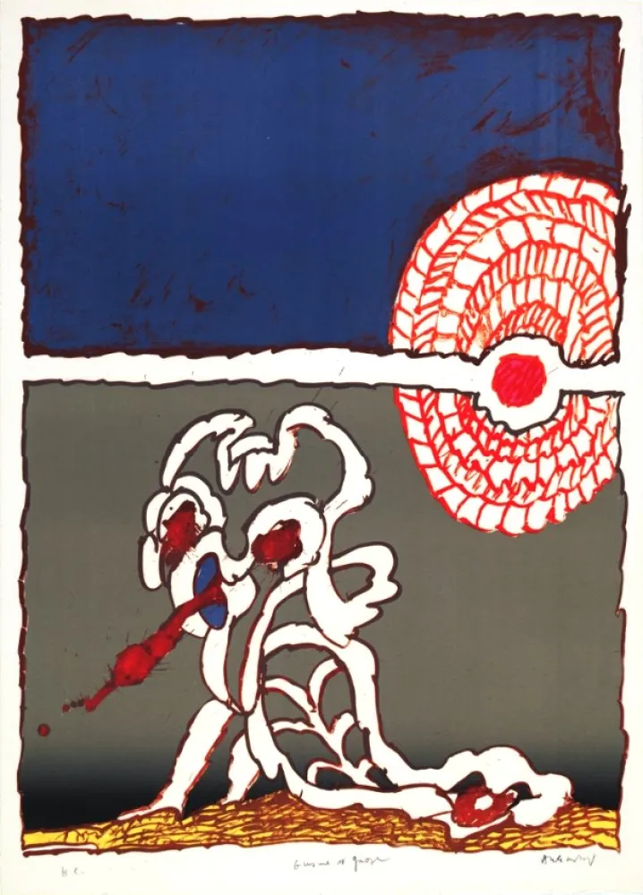 Литография Alechinsky - Gnome et Gnose 2