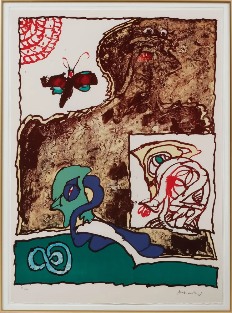 Литография Alechinsky - Gnomes et Gnose