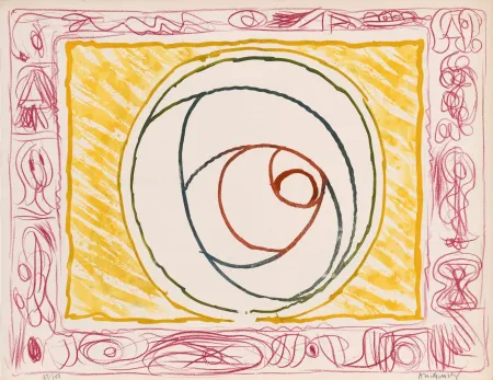 Офорт Alechinsky - Graffiti Sélénite