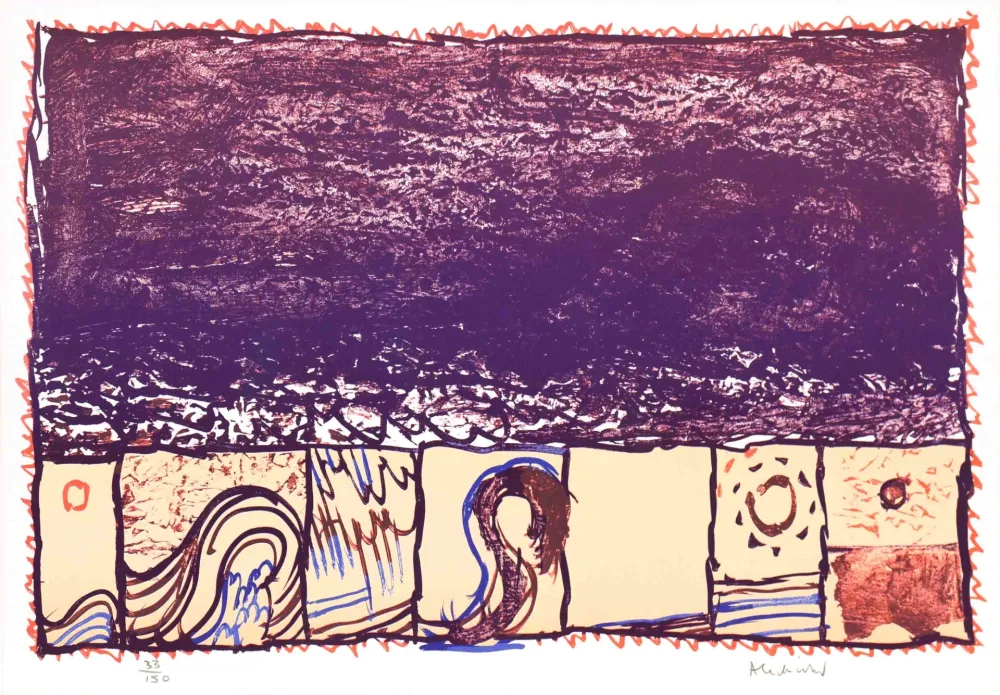 Литография Alechinsky - Grain 