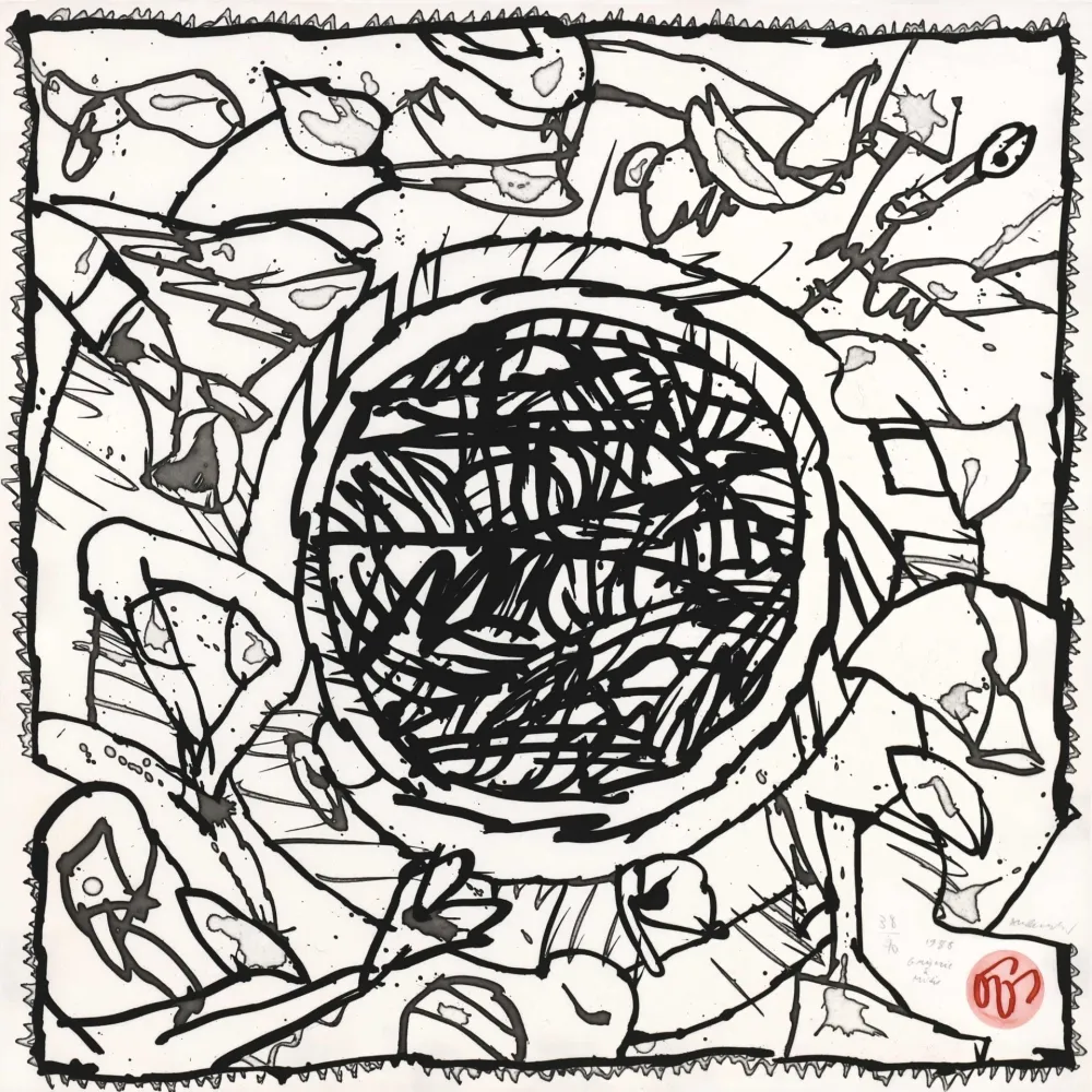 Офорт И Аквитанта Alechinsky - Griserie à midi